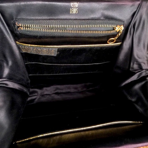 Lewis Antelle Pure virgin wool & cashmere vintage bag Wednesday Vibe 50’s - Picture 4 of 8